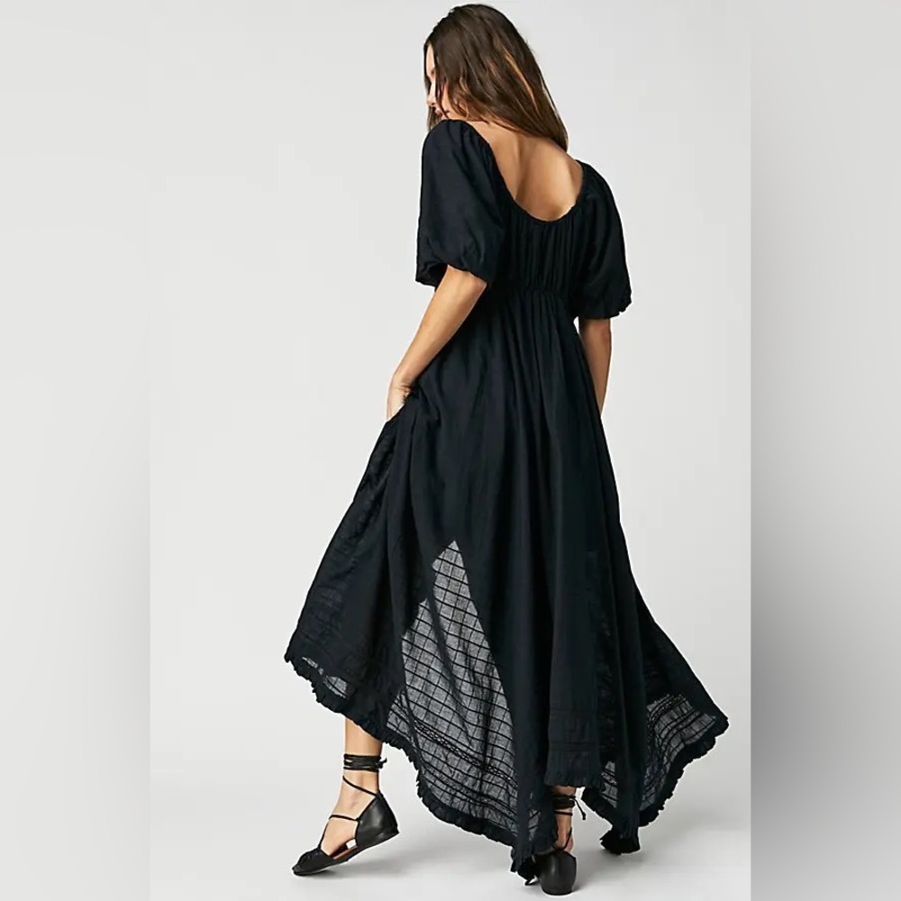 NWT Free People Black Maxi Dress